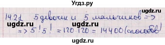 ГДЗ (Решебник к учебнику 2021) по алгебре 11 класс Мерзляк А.Г. / § 14 / 14.21