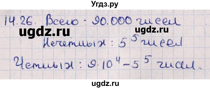 ГДЗ (Решебник к учебнику 2021) по алгебре 11 класс Мерзляк А.Г. / § 14 / 14.26