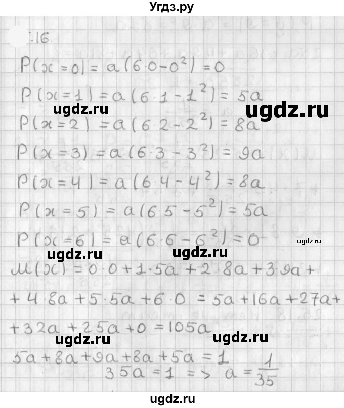 ГДЗ (Решебник к учебнику 2021) по алгебре 11 класс Мерзляк А.Г. / § 20 / 20.16