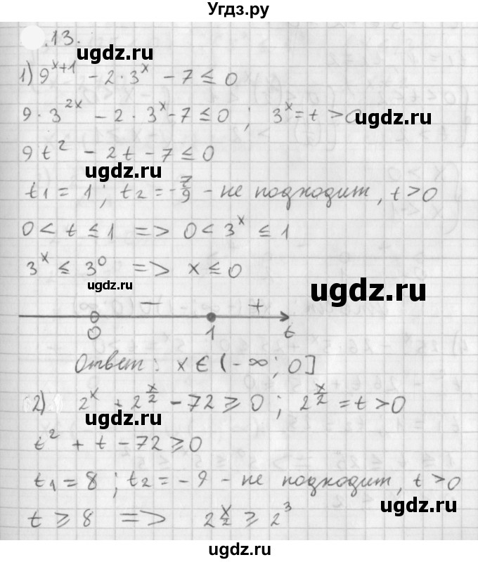 ГДЗ (Решебник к учебнику 2021) по алгебре 11 класс Мерзляк А.Г. / § 3 / 3.13
