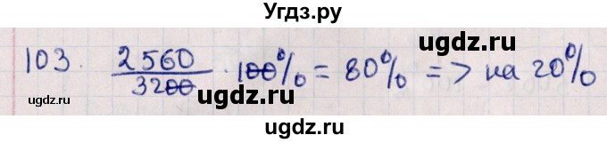 ГДЗ (Решебник к учебнику 2021) по алгебре 11 класс Мерзляк А.Г. / упражнения для повторения курса алгебры / 103