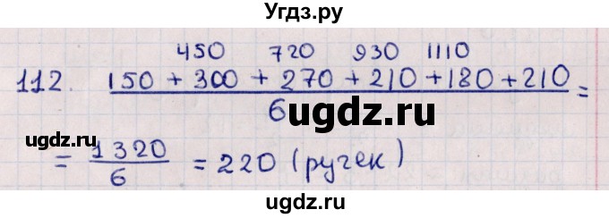 ГДЗ (Решебник к учебнику 2021) по алгебре 11 класс Мерзляк А.Г. / упражнения для повторения курса алгебры / 112