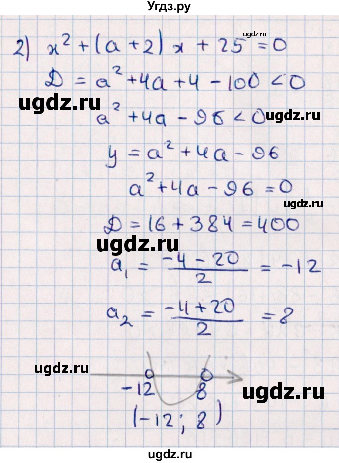 ГДЗ (Решебник к учебнику 2021) по алгебре 11 класс Мерзляк А.Г. / упражнения для повторения курса алгебры / 223(продолжение 2)
