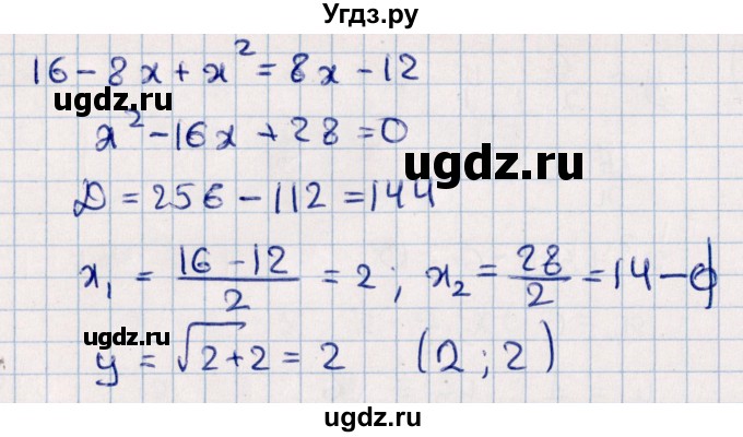 ГДЗ (Решебник к учебнику 2021) по алгебре 11 класс Мерзляк А.Г. / упражнения для повторения курса алгебры / 281(продолжение 3)