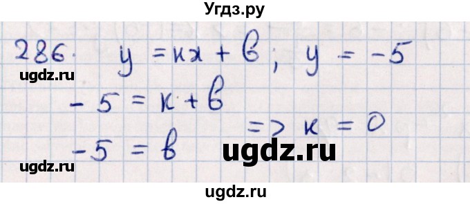 ГДЗ (Решебник к учебнику 2021) по алгебре 11 класс Мерзляк А.Г. / упражнения для повторения курса алгебры / 286
