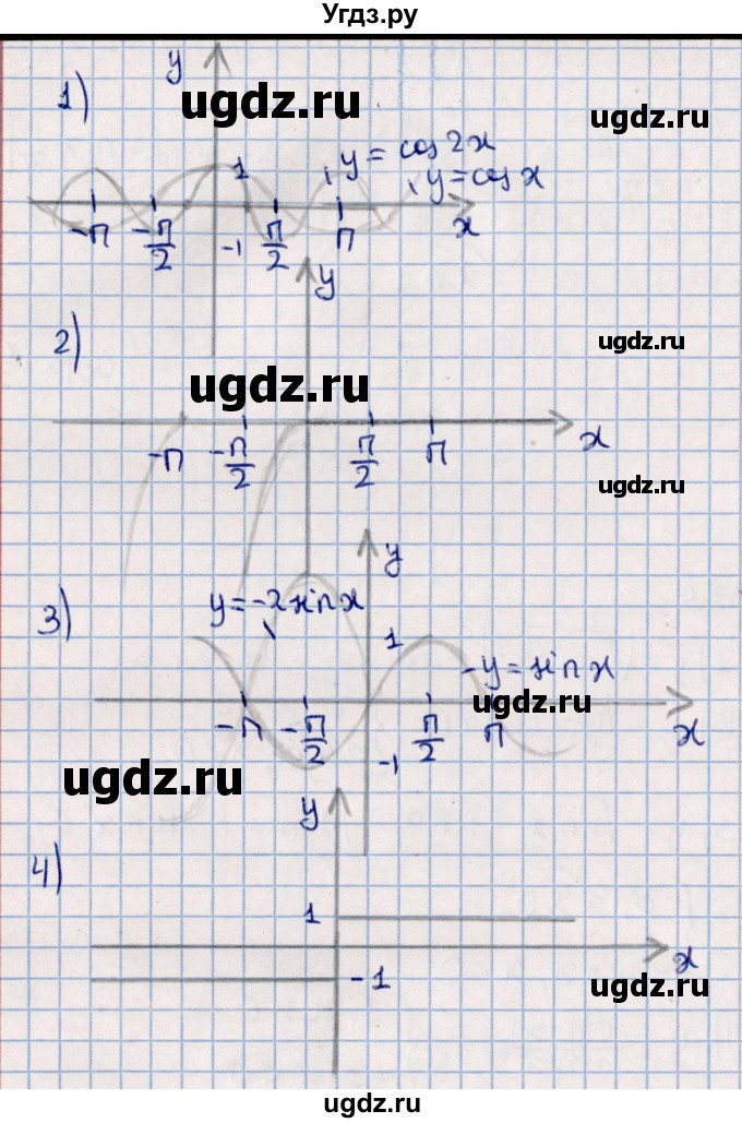 ГДЗ (Решебник к учебнику 2021) по алгебре 11 класс Мерзляк А.Г. / упражнения для повторения курса алгебры / 339(продолжение 2)