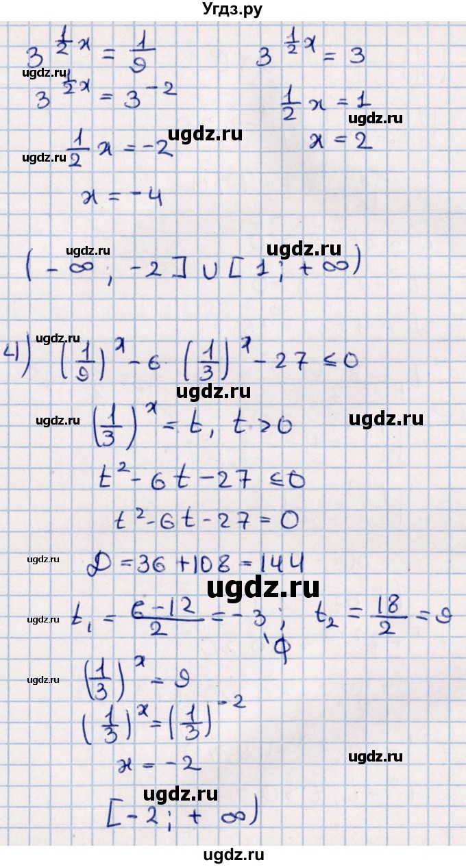 ГДЗ (Решебник к учебнику 2021) по алгебре 11 класс Мерзляк А.Г. / упражнения для повторения курса алгебры / 381(продолжение 3)