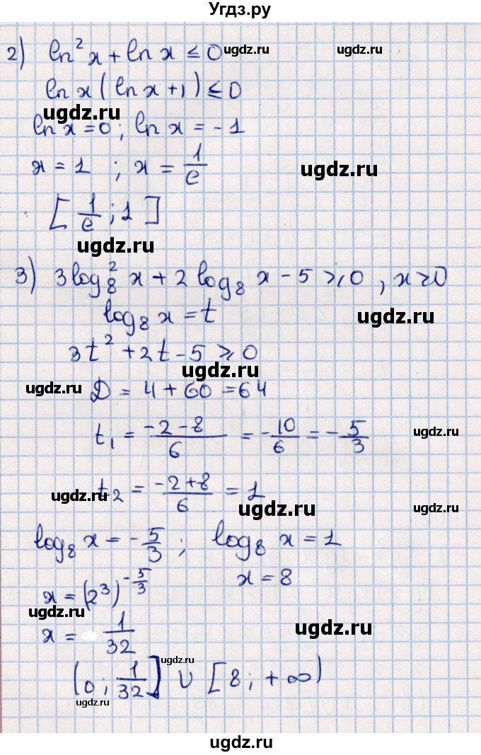 ГДЗ (Решебник к учебнику 2021) по алгебре 11 класс Мерзляк А.Г. / упражнения для повторения курса алгебры / 402(продолжение 2)