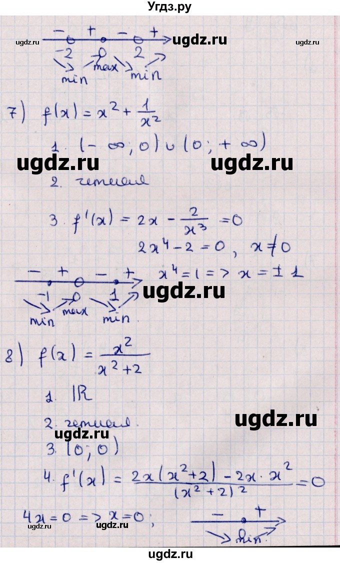 ГДЗ (Решебник к учебнику 2021) по алгебре 11 класс Мерзляк А.Г. / упражнения для повторения курса алгебры / 427(продолжение 4)