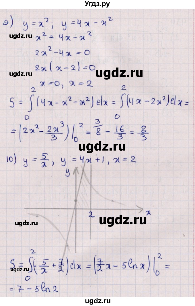ГДЗ (Решебник к учебнику 2021) по алгебре 11 класс Мерзляк А.Г. / упражнения для повторения курса алгебры / 433(продолжение 5)
