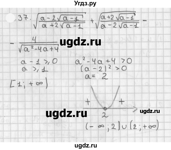 ГДЗ (Решебник к учебнику 2021) по алгебре 11 класс Мерзляк А.Г. / § 5 / 5.37