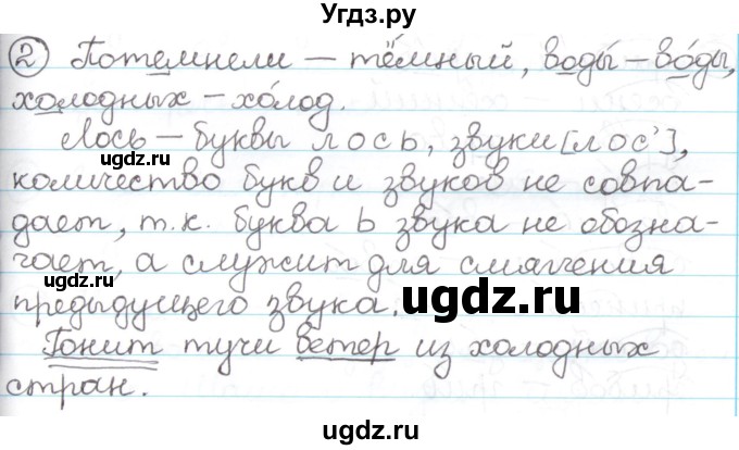 ГДЗ (Решебник) по русскому языку 3 класс Антипова М.Б. / часть 1 / упражнение / 2