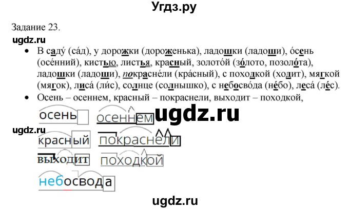ГДЗ (Решебник) по русскому языку 4 класс (дидактические материалы) Комиссарова Л.Ю. / упражнение / 23