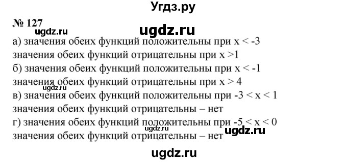 ГДЗ (Решебник №1) по алгебре 8 класс Колягин Ю.М. / упражнение номер / 127