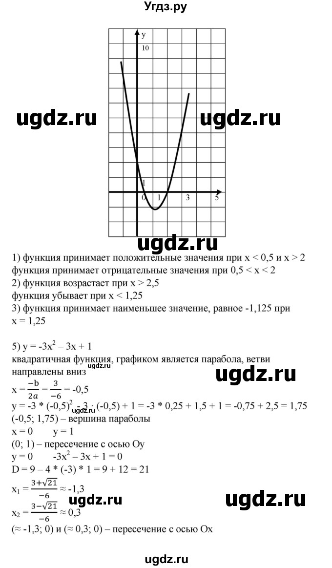 ГДЗ (Решебник №1) по алгебре 8 класс Колягин Ю.М. / упражнение номер / 639(продолжение 5)