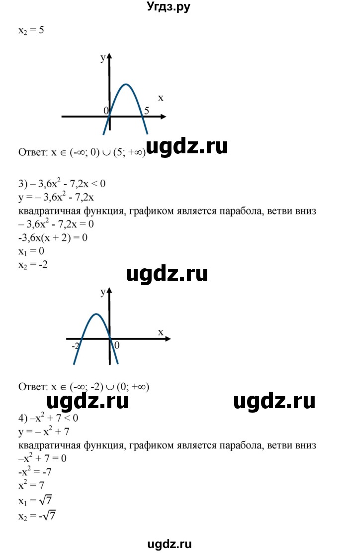 ГДЗ (Решебник №1) по алгебре 8 класс Колягин Ю.М. / упражнение номер / 664(продолжение 2)