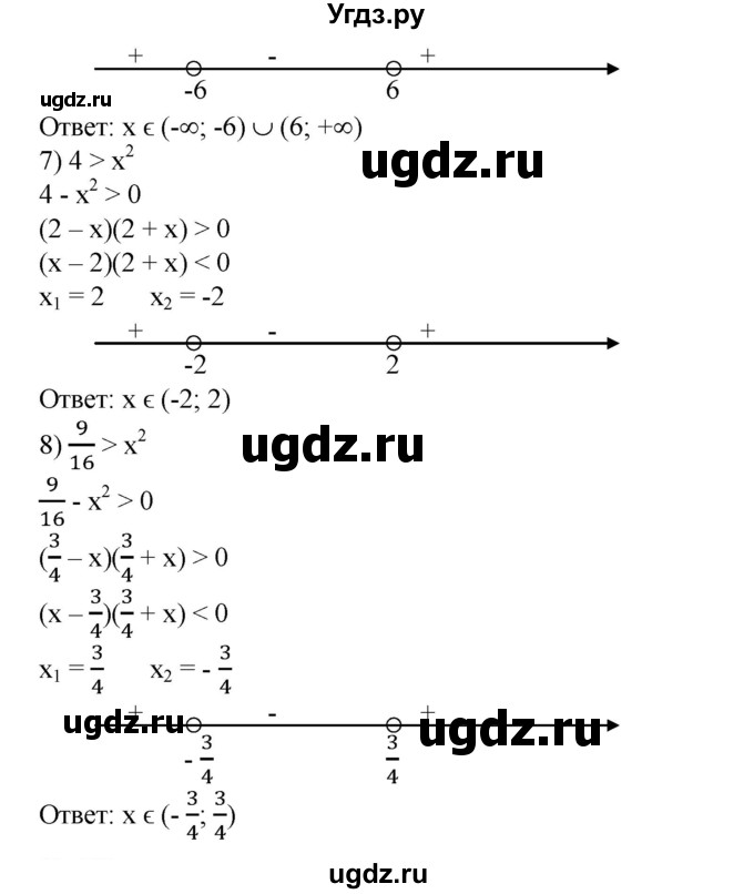 ГДЗ (Решебник №1) по алгебре 8 класс Колягин Ю.М. / упражнение номер / 687(продолжение 2)
