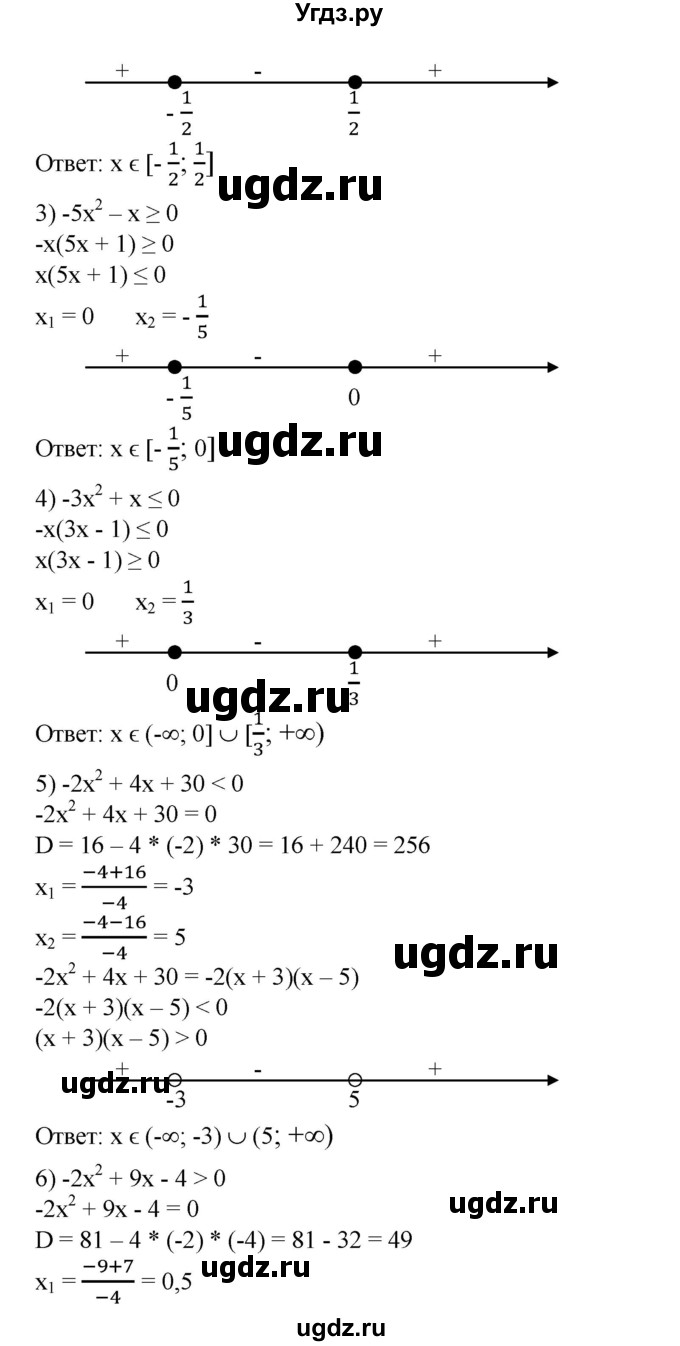 ГДЗ (Решебник №1) по алгебре 8 класс Колягин Ю.М. / упражнение номер / 688(продолжение 2)