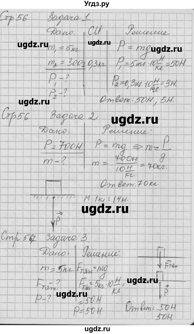 ГДЗ (Решебник) по физике 7 класс (рабочая тетрадь) Минькова Р.Д. / урок номер / 24(продолжение 3)