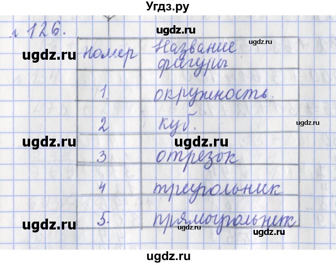 ГДЗ (Решебник №1) по математике 3 класс (рабочая тетрадь) Рудницкая В.Н. / часть 1. упражнение / 126
