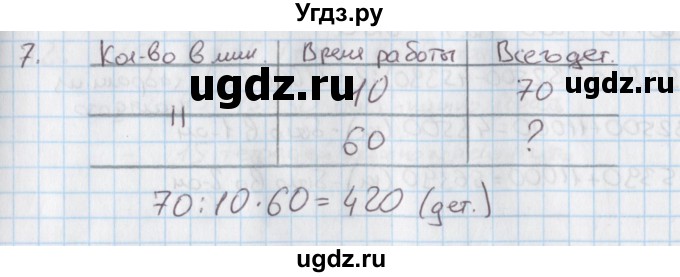 ГДЗ (Решебник) по математике 4 класс (дидактические материалы) Козлова С.А. / текстовые задачи / уроки 20-26 / 7