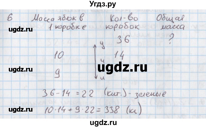 ГДЗ (Решебник) по математике 4 класс (дидактические материалы) Козлова С.А. / текстовые задачи / уроки 27-32 / 6