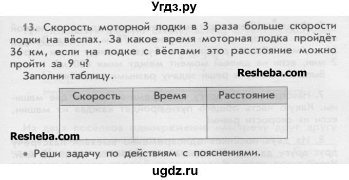 ГДЗ (Учебник) по математике 4 класс (дидактические материалы) Козлова С.А. / текстовые задачи / уроки 70-77 / 13