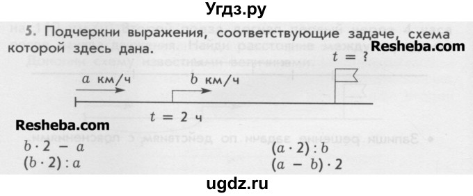 ГДЗ (Учебник) по математике 4 класс (дидактические материалы) Козлова С.А. / текстовые задачи / уроки 97-103 / 5