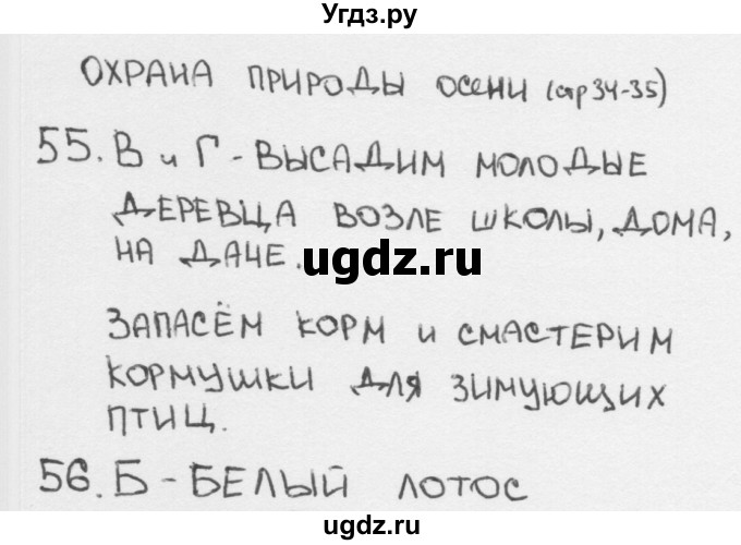 ГДЗ (Решебник 2018) по окружающему миру 2 класс (тесты) Плешаков А.А. / страница / 34