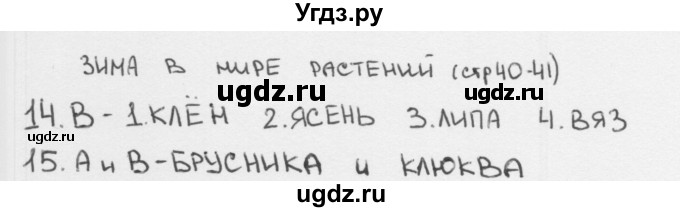 ГДЗ (Решебник 2018) по окружающему миру 2 класс (тесты) Плешаков А.А. / страница / 40