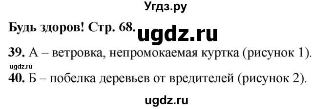 ГДЗ (Решебник 2022) по окружающему миру 2 класс (тесты) Плешаков А.А. / страница / 68