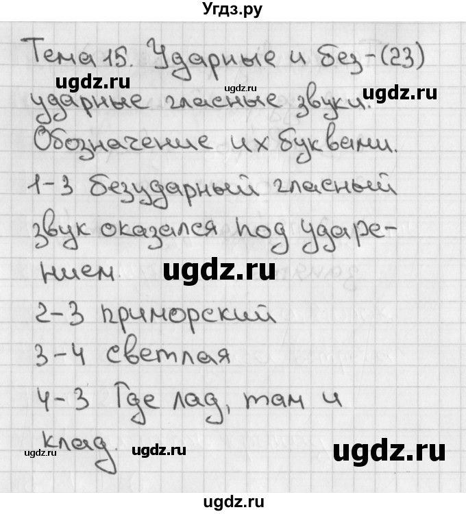 ГДЗ (Решебник) по русскому языку 1 класс (тесты) Михайлова С.Ю. / страница / 23