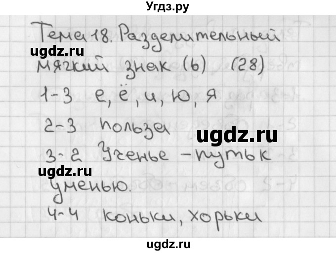 ГДЗ (Решебник 2018) по русскому языку 1 класс (тесты) Михайлова С.Ю. / страница / 28