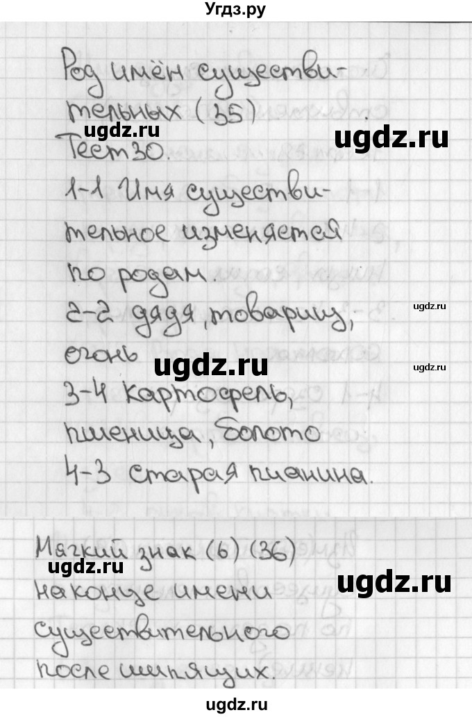 ГДЗ (Решебник 2017) по русскому языку 3 класс (тесты) Михайлова С.Ю. / тесты / 30