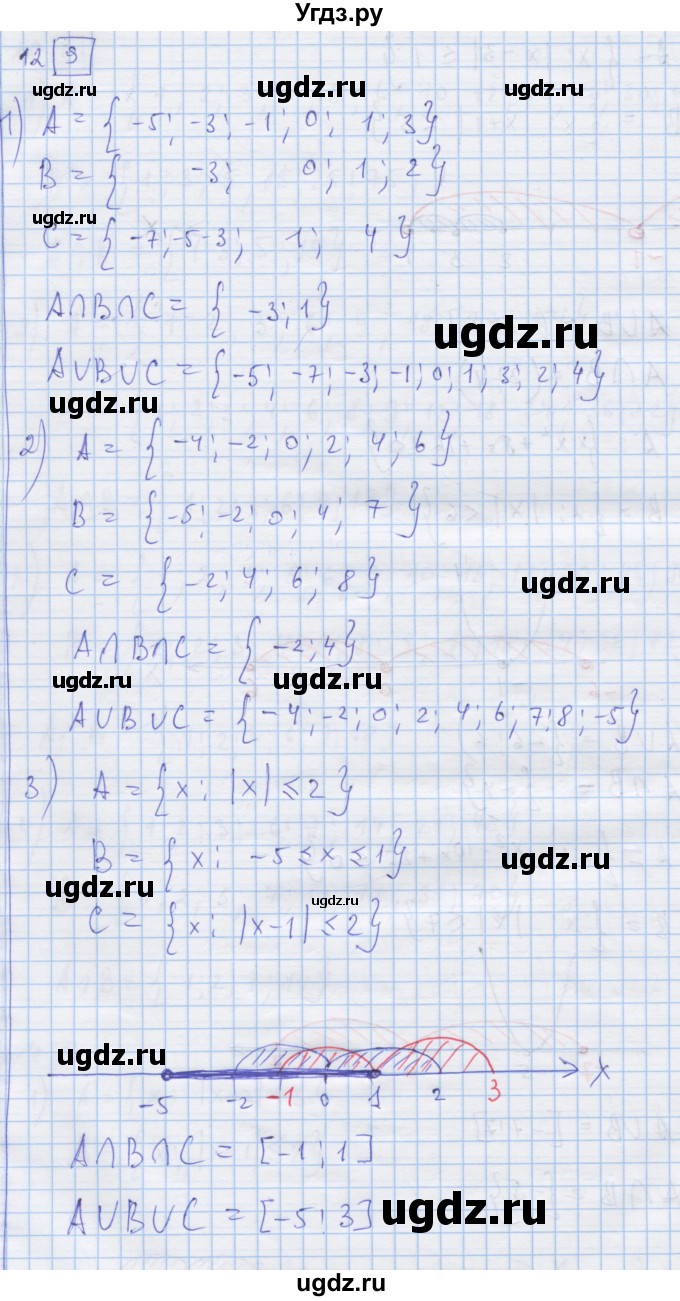 ГДЗ (Решебник) по алгебре 9 класс (дидактические материалы) Ткачева М.В. / § 31 / 12