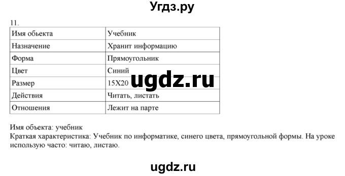 ГДЗ (Решебник) по информатике 4 класс (рабочая тетрадь) Матвеева Н.В. / часть 1. страница номер / 20