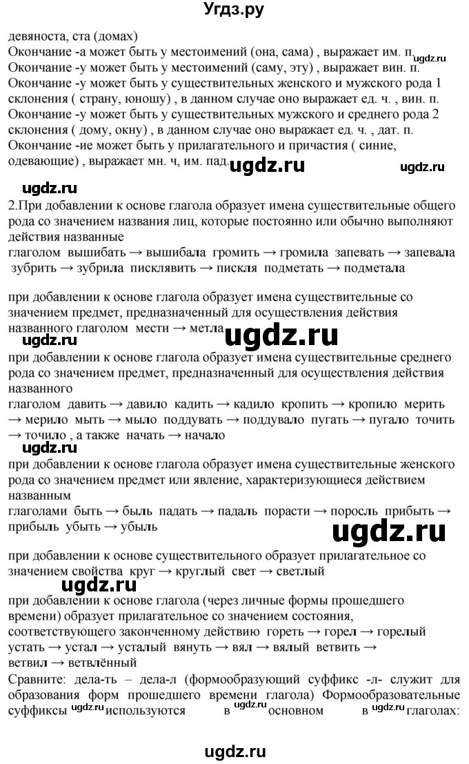 ГДЗ (Решебник) по русскому языку 10 класс Бабайцева В.В. / упражнение номер / 286(продолжение 2)
