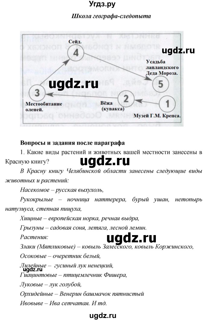 ГДЗ (Решебник) по географии 5 класс А.А. Летягин / параграф номер / 24(продолжение 3)