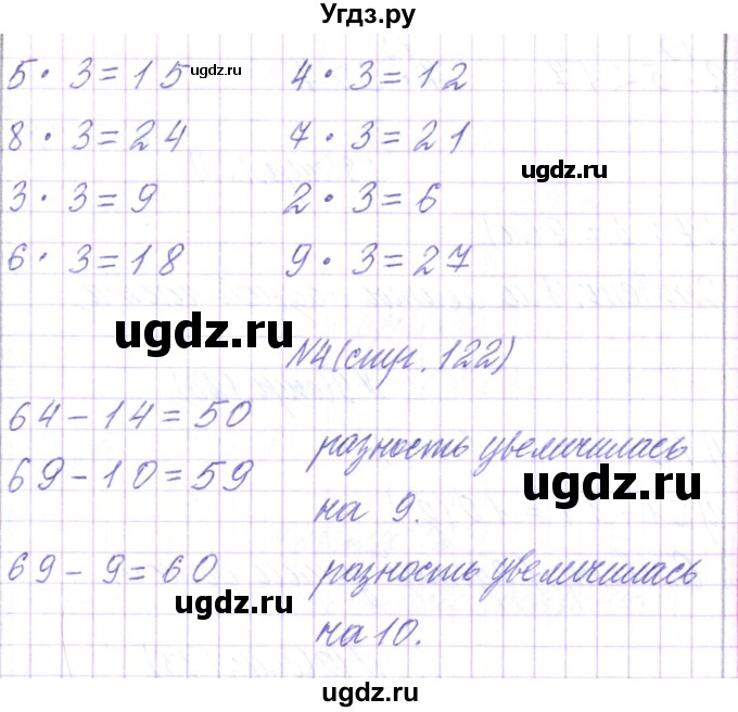 ГДЗ (Решебник) по математике 2 класс Чеботаревская Т.М. / часть 2. страница номер / 122(продолжение 2)