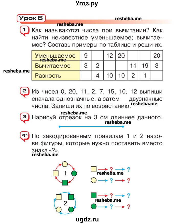 ГДЗ (Учебник) по математике 2 класс Чеботаревская Т.М. / часть 1. страница номер / 14