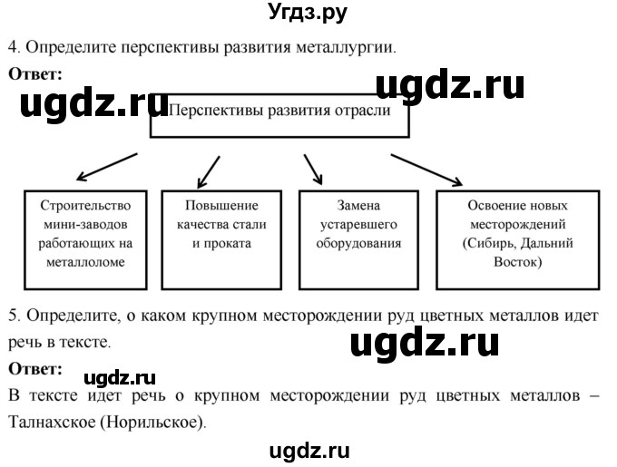 ГДЗ (Решебник 2017) по географии 9 класс (рабочая тетрадь) Таможняя Е.А. / тетрадь №1. страница / 26(продолжение 2)