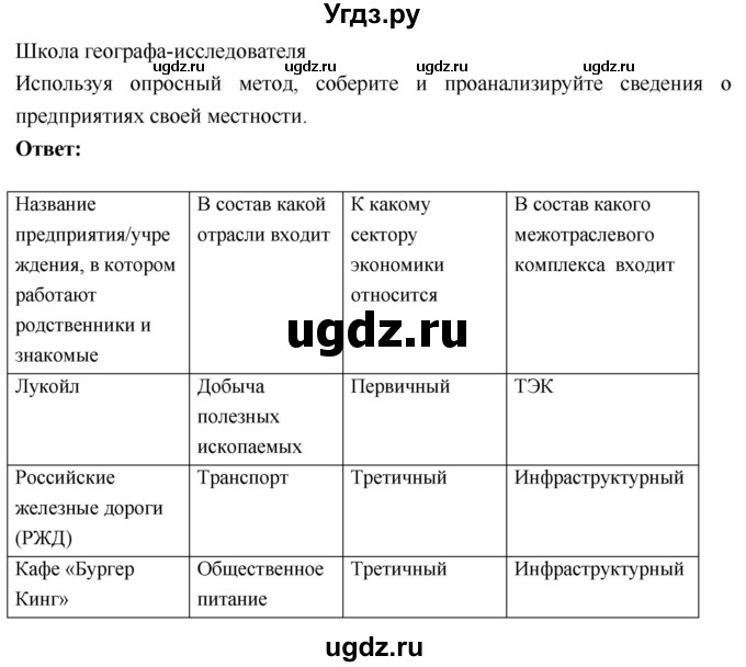 ГДЗ (Решебник 2017) по географии 9 класс (рабочая тетрадь) Таможняя Е.А. / тетрадь №1. страница / 4(продолжение 2)