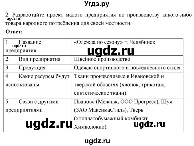 ГДЗ (Решебник 2017) по географии 9 класс (рабочая тетрадь) Таможняя Е.А. / тетрадь №1. страница / 51(продолжение 2)