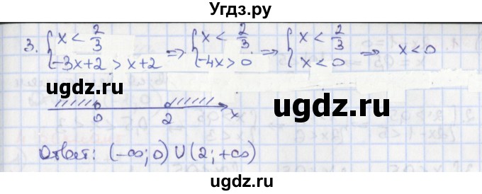 ГДЗ (Решебник) по алгебре 9 класс (дидактические материалы) Потапов М.К. / самостоятельные работы / СР-2 / вариант 2 / 3(продолжение 2)