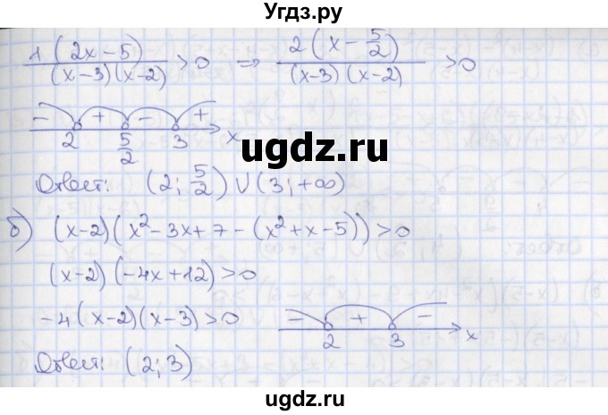 ГДЗ (Решебник) по алгебре 9 класс (дидактические материалы) Потапов М.К. / самостоятельные работы / СР-8 / вариант 2 / 3(продолжение 2)