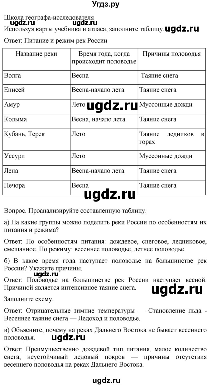 ГДЗ (Решебник к учебнику 2021) по географии 8 класс Пятунин В.Б. / параграф / 32(продолжение 3)