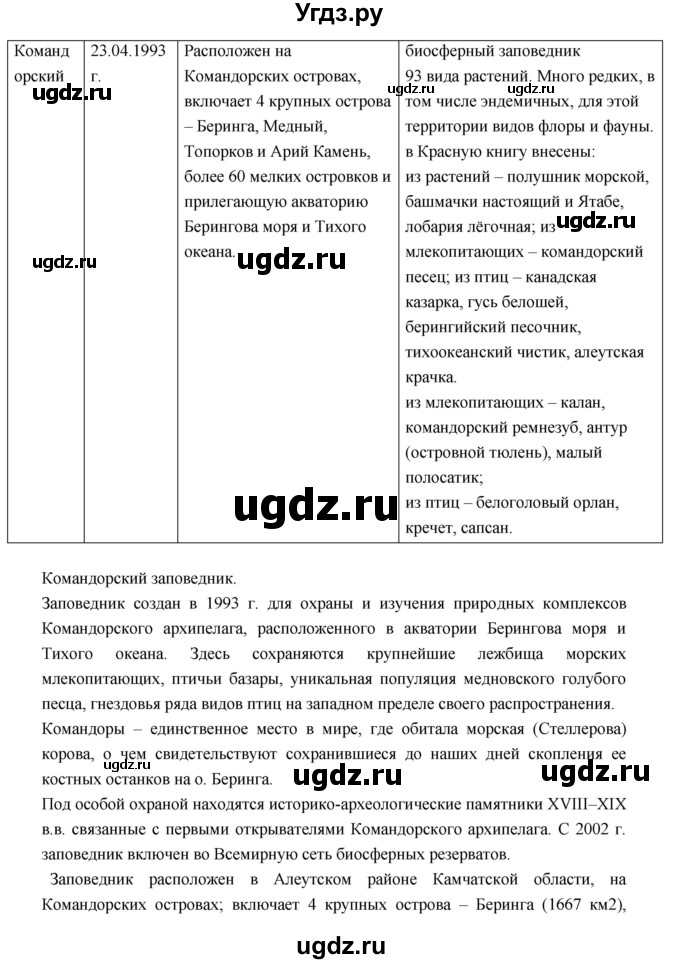 ГДЗ (Решебник к учебнику 2018) по географии 8 класс Пятунин В.Б. / параграф / 41(продолжение 9)