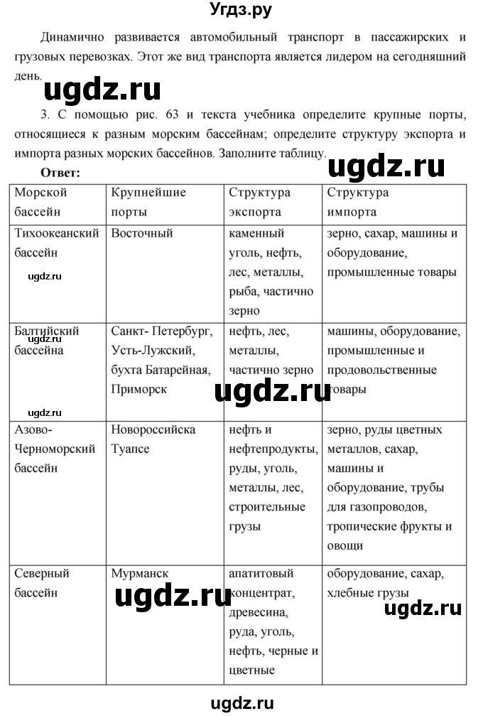 ГДЗ (Решебник к учебнику 2016) по географии 9 класс Таможняя Е.А. / учебник 2016 / параграф / 20(продолжение 3)