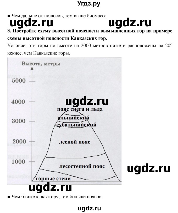 ГДЗ (Решебник) по географии 5 класс (тетрадь-тренажёр) А.А. Лобжанидзе / часть 2. страница номер / 62–63(продолжение 2)