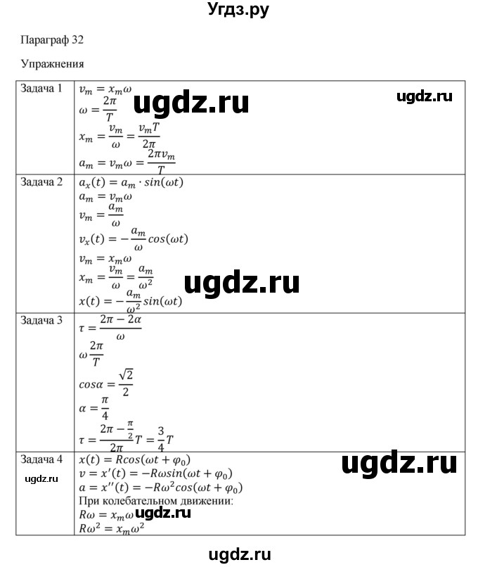 ГДЗ (Решебник) по физике 11 класс Грачев А.В. / § / 32(продолжение 2)